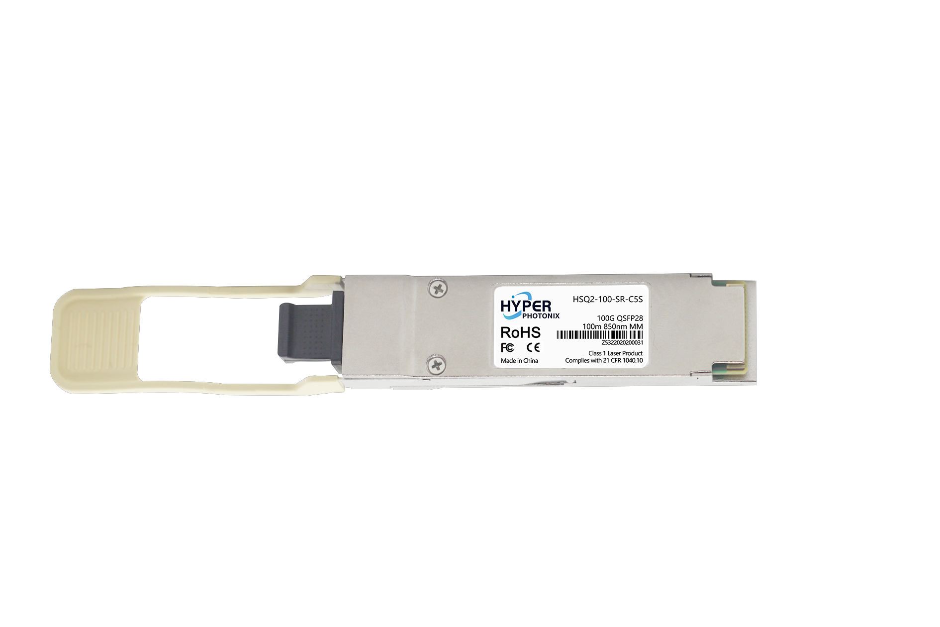 100GBASE SR4 QSFP28 850nm 100m DOM MTP MPO MMF Optical Transceiver Module