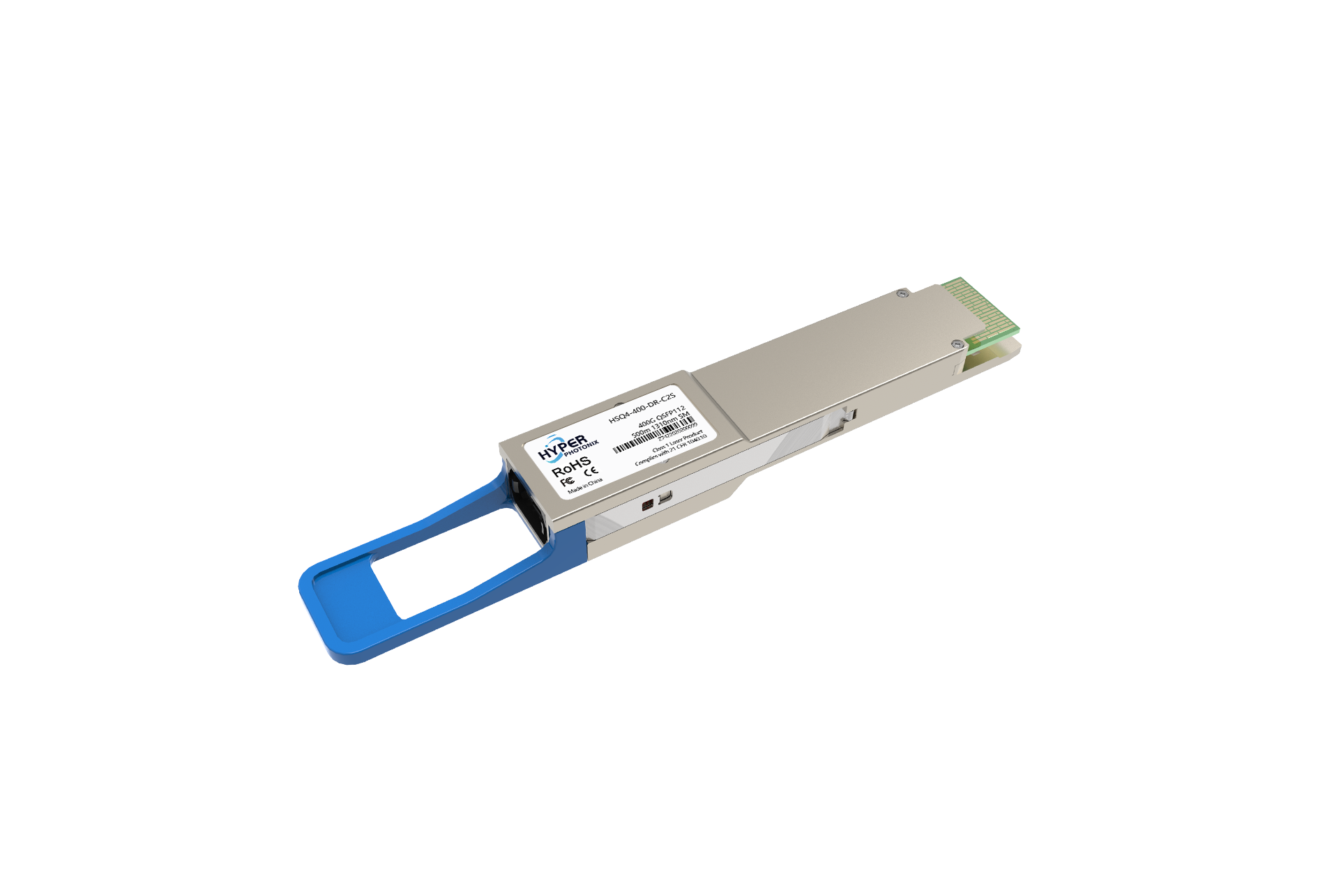 400GBASE DR4 QSFP 112 1310nm 500m DOM APC MPO SMF Optical Transceiver